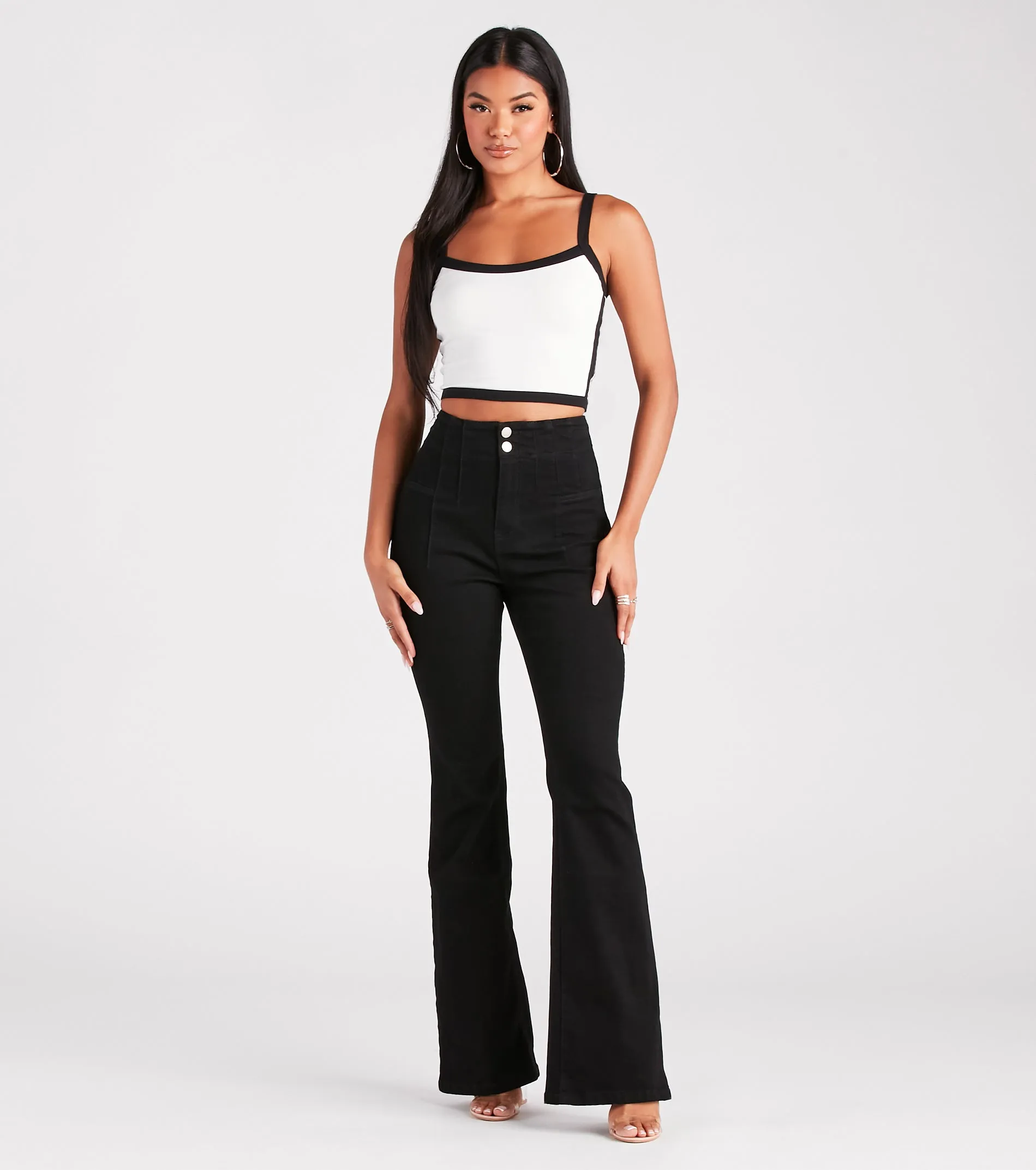 Retro Street Style Tank Crop Top sold by Windsor product image thumbnail 3