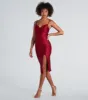 High Ratings Surplice V-Neck Midi Dress sold by Windsor