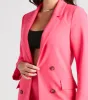 Business-Chic Double-Breasted Blazer sold by Windsor