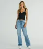 Gorgeous Vibes Ditsy Floral Mesh Tank Top sold by Windsor