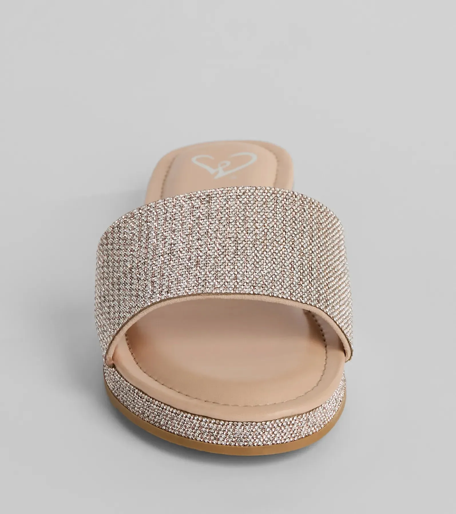 Go To Rhinestone Band Flat Sandals sold by Windsor product image thumbnail 3