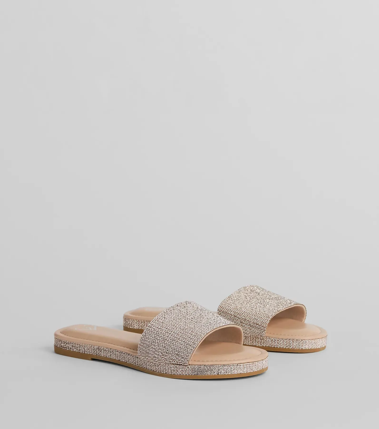 Go To Rhinestone Band Flat Sandals sold by Windsor