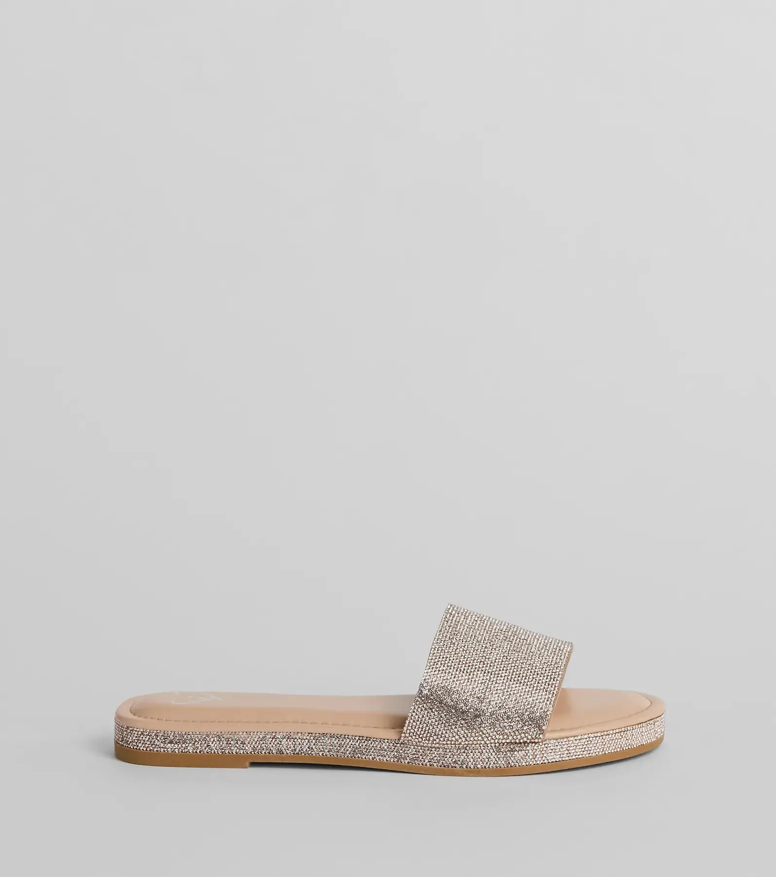 Go To Rhinestone Band Flat Sandals sold by Windsor product image thumbnail 2