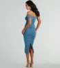 Curves For Days Off-The-Shoulder Midi Dress sold by Windsor