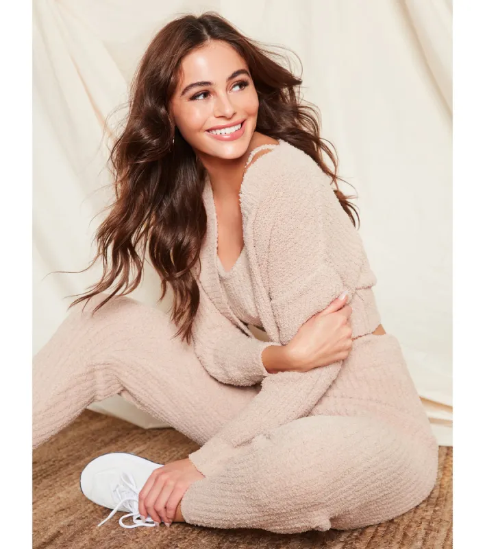 Feeling The Vibe High-Rise Chenille Joggers sold by Windsor