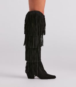 Shake It Off Fringe Cowgirl Boots sold by Windsor
