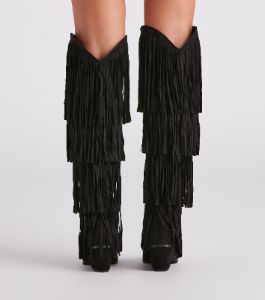 Shake It Off Fringe Cowgirl Boots sold by Windsor
