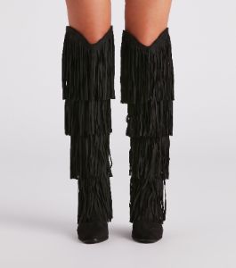 Shake It Off Fringe Cowgirl Boots sold by Windsor