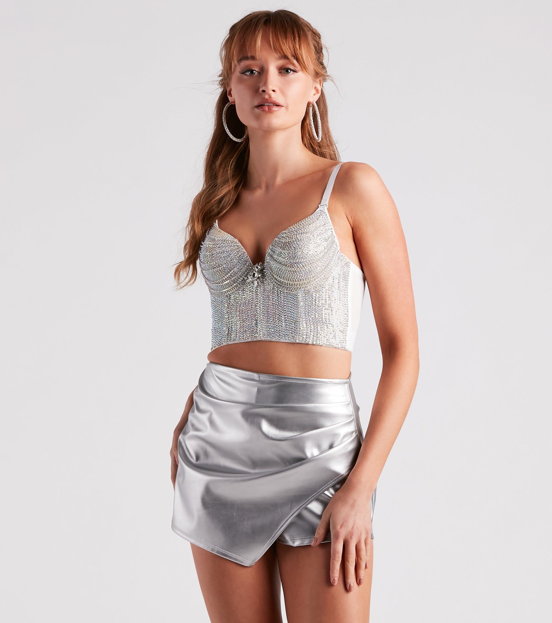 Sensational Sultry Rhinestone Corset sold by Windsor