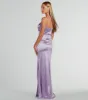 Aliyah Strapless Mermaid Satin Glitter Dress sold by Windsor