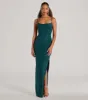 Kelly Cowl Neck Strappy Mermaid Glitter Formal Dress sold by Windsor
