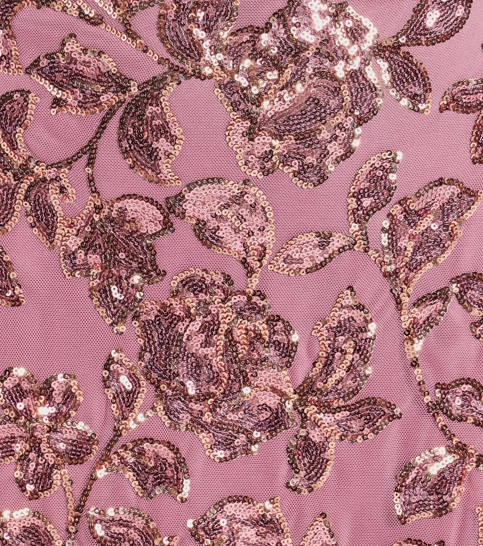 Brilliant Shimmer Floral Sequin A-Line Mini Dress sold by Windsor product image thumbnail 4