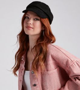 Downtown Girl Faux Wool Cabby Hat sold by Windsor