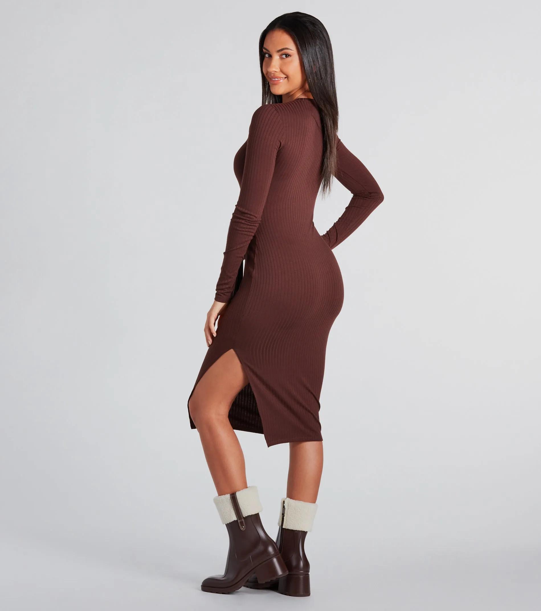 Stylish Staple Tie-Front Midi Dress sold by Windsor product image thumbnail 2