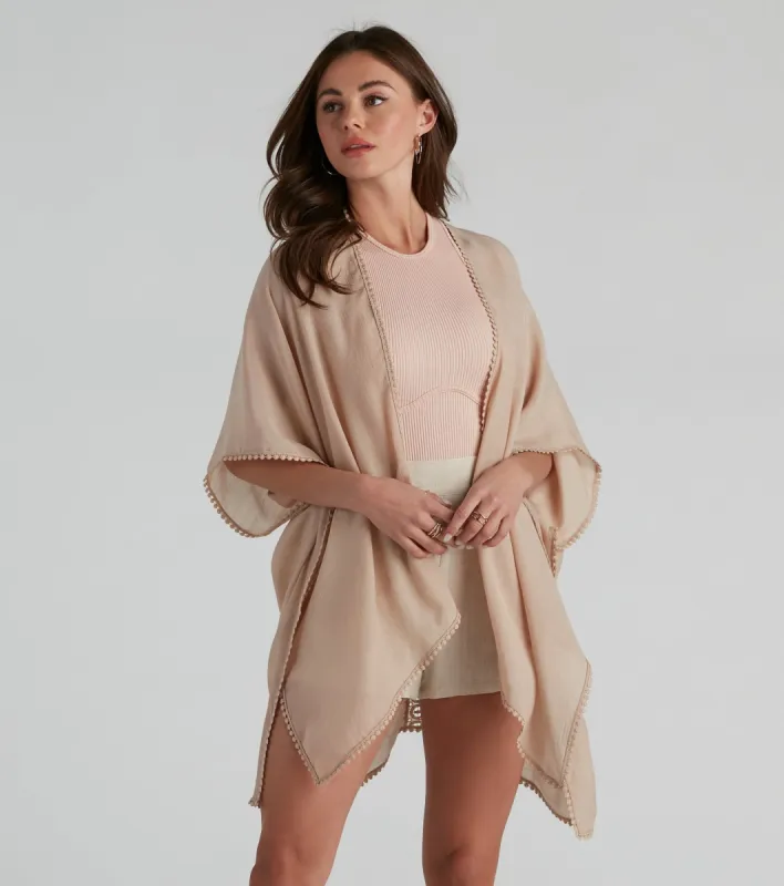 Coastal Chic Woven Kimono sold by Windsor