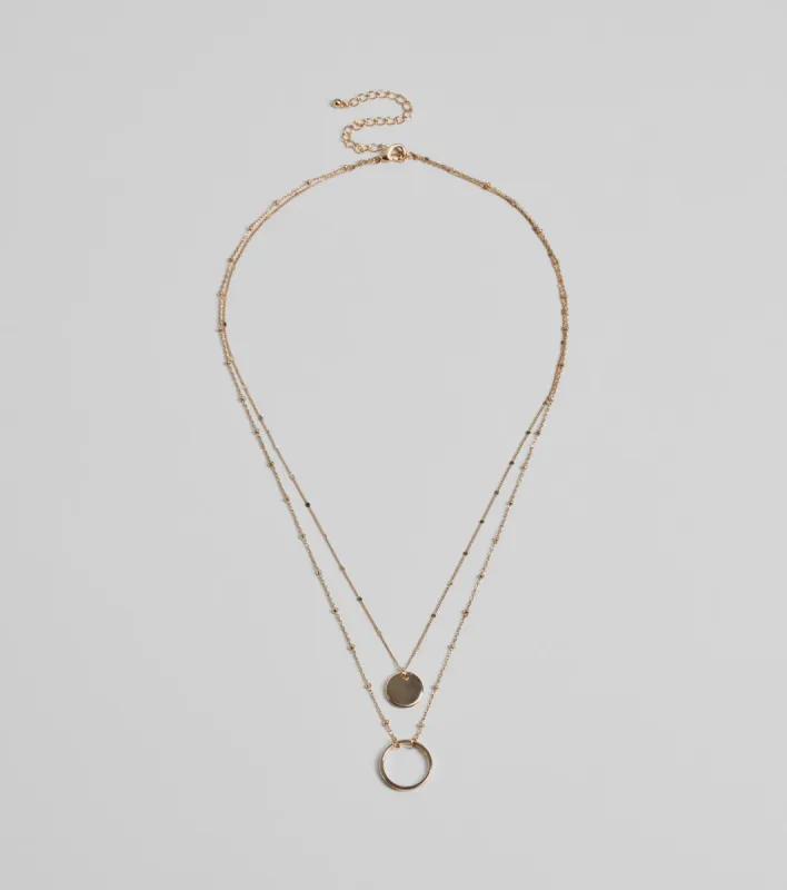 Delicate Charm Layered Necklace sold by Windsor