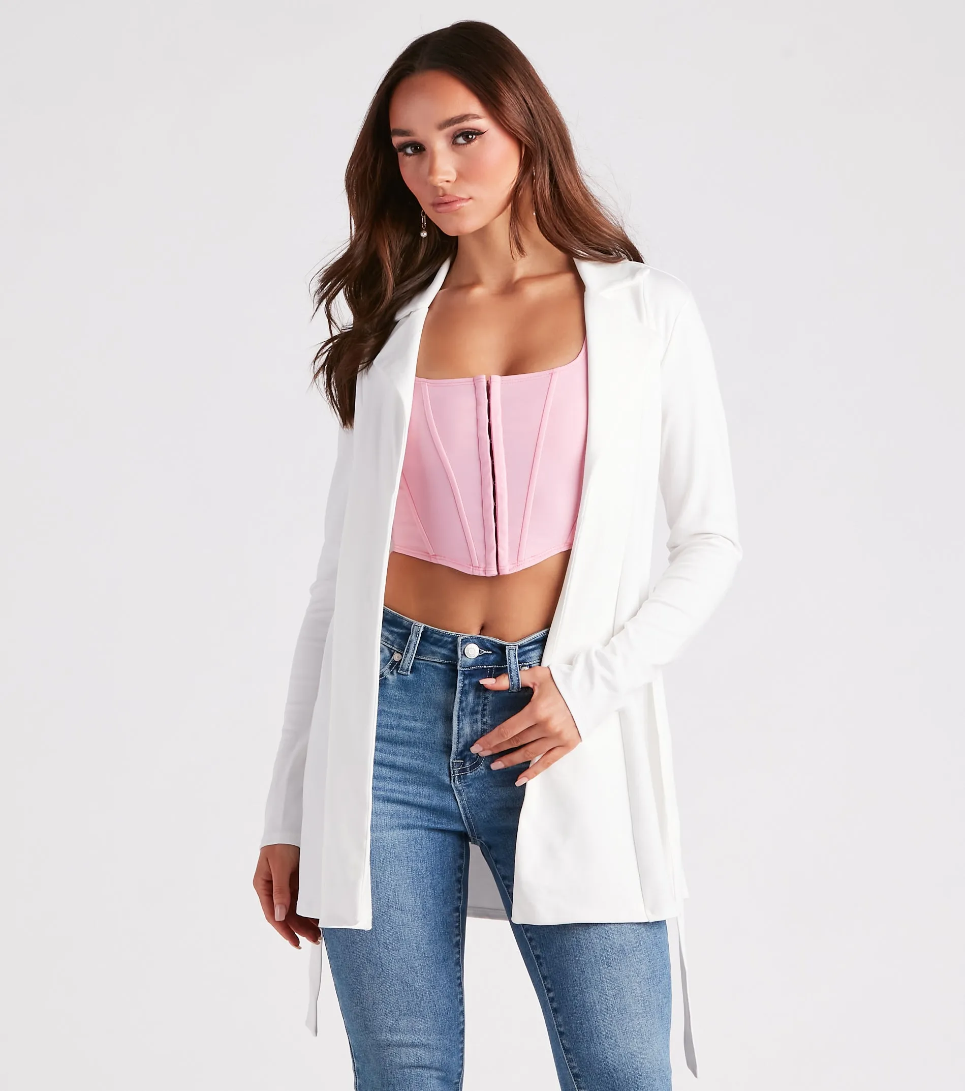 CLEARANCE - She's A Boss Trench Coat sold by Windsor