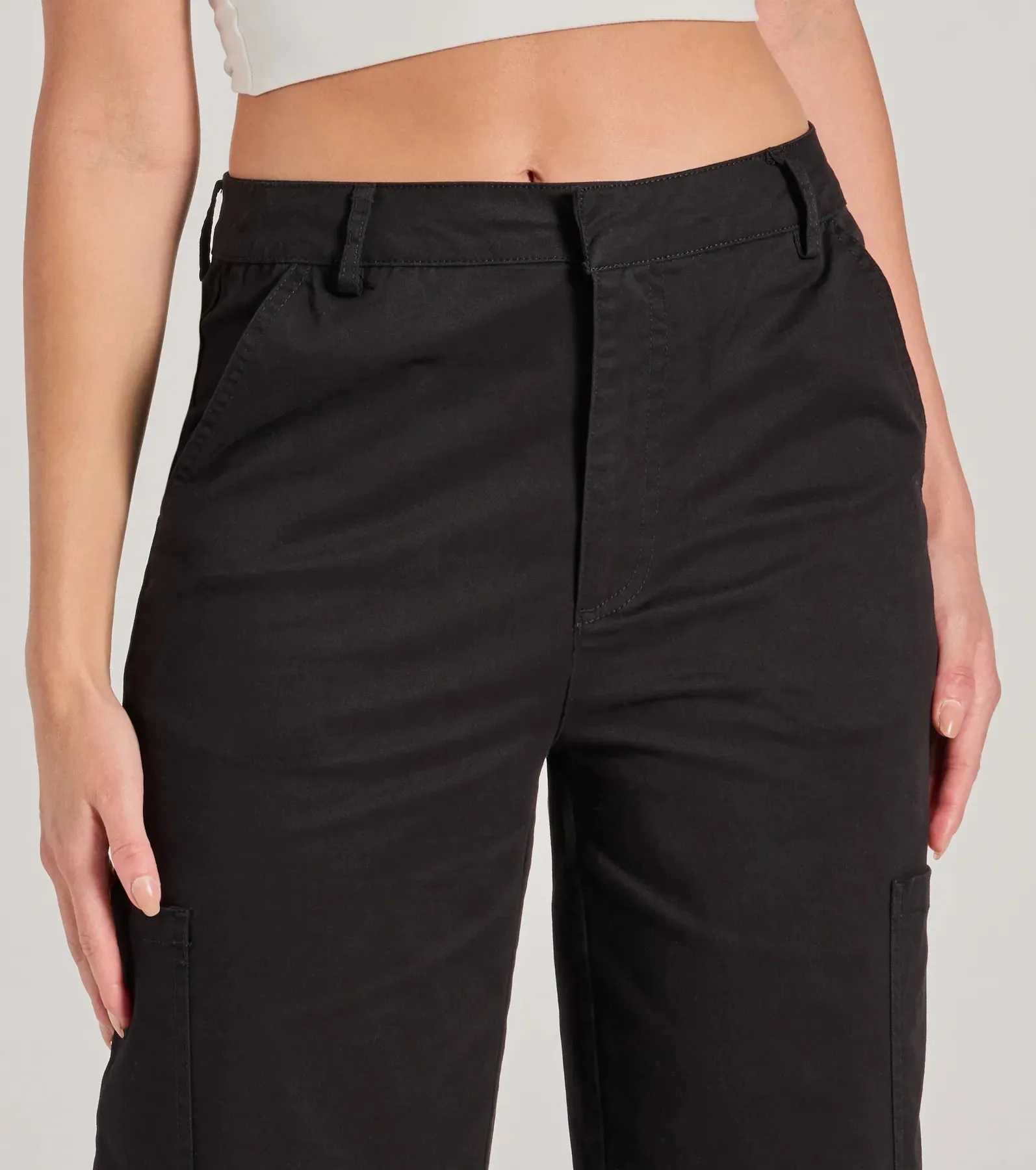 Weekend Trip High-Rise Cuffed Cargo Pants sold by Windsor product image thumbnail 3