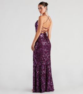 Lana Sequin Mesh Formal Dress sold by Windsor