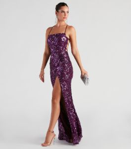 Lana Sequin Mesh Formal Dress sold by Windsor
