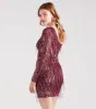 Glitz And Gleam Sequin Fringe Mini Dress sold by Windsor