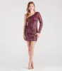 Glitz And Gleam Sequin Fringe Mini Dress sold by Windsor