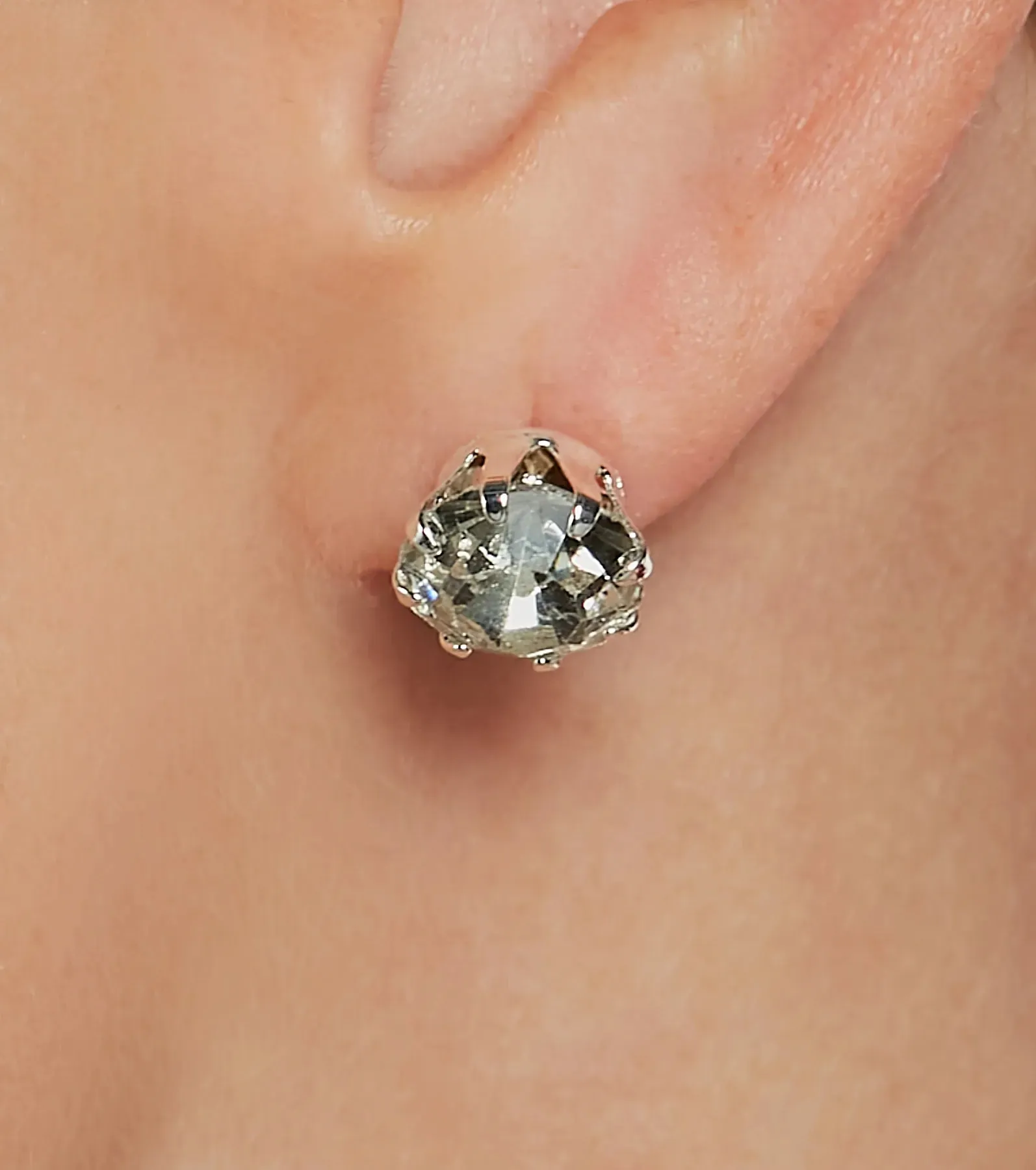 Glam Shine Rhinestone Lariat Necklace And Earrings Set sold by Windsor product image thumbnail 2