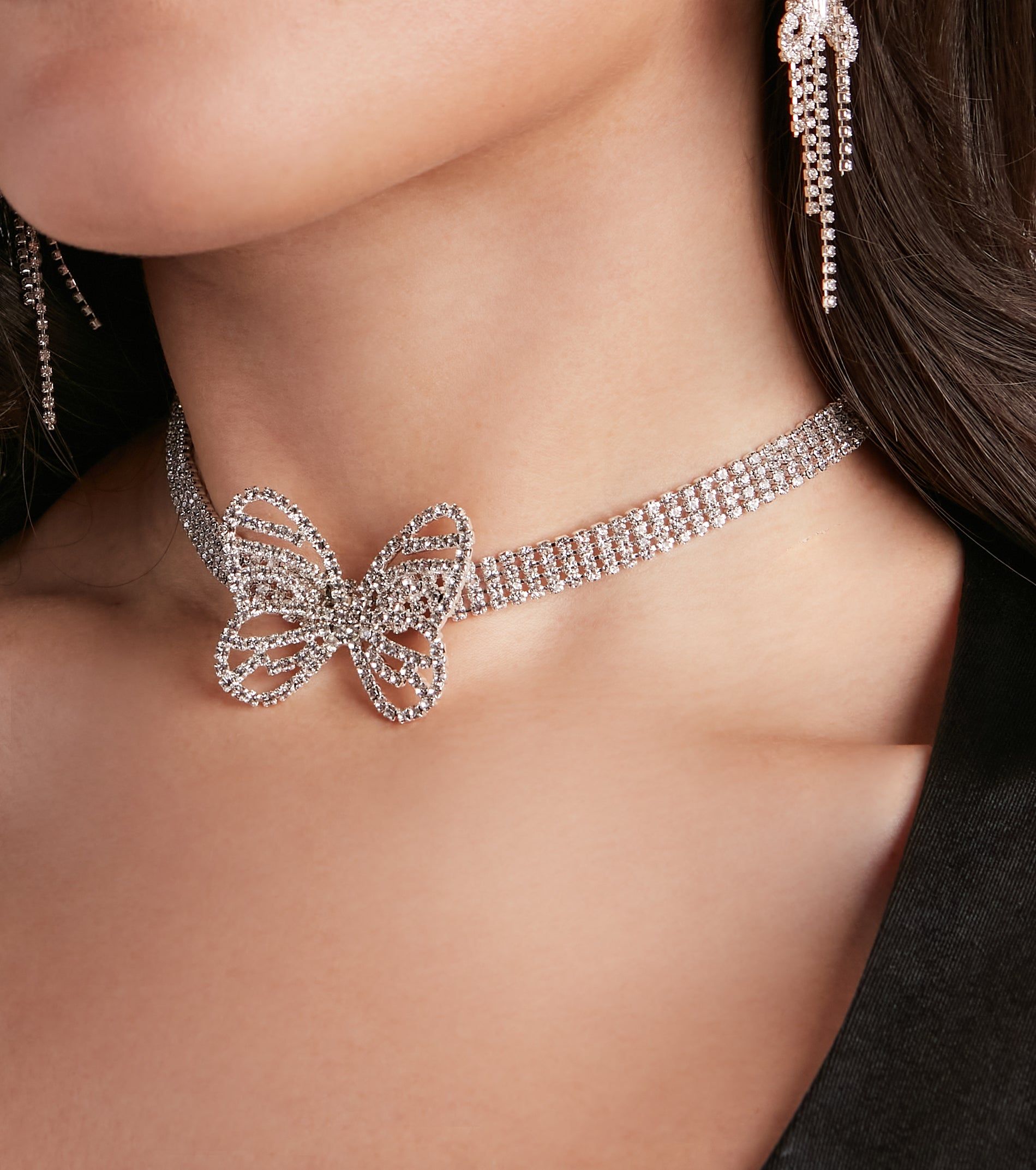 Flutter Some Hearts Butterfly Choker sold by Windsor product image thumbnail 2