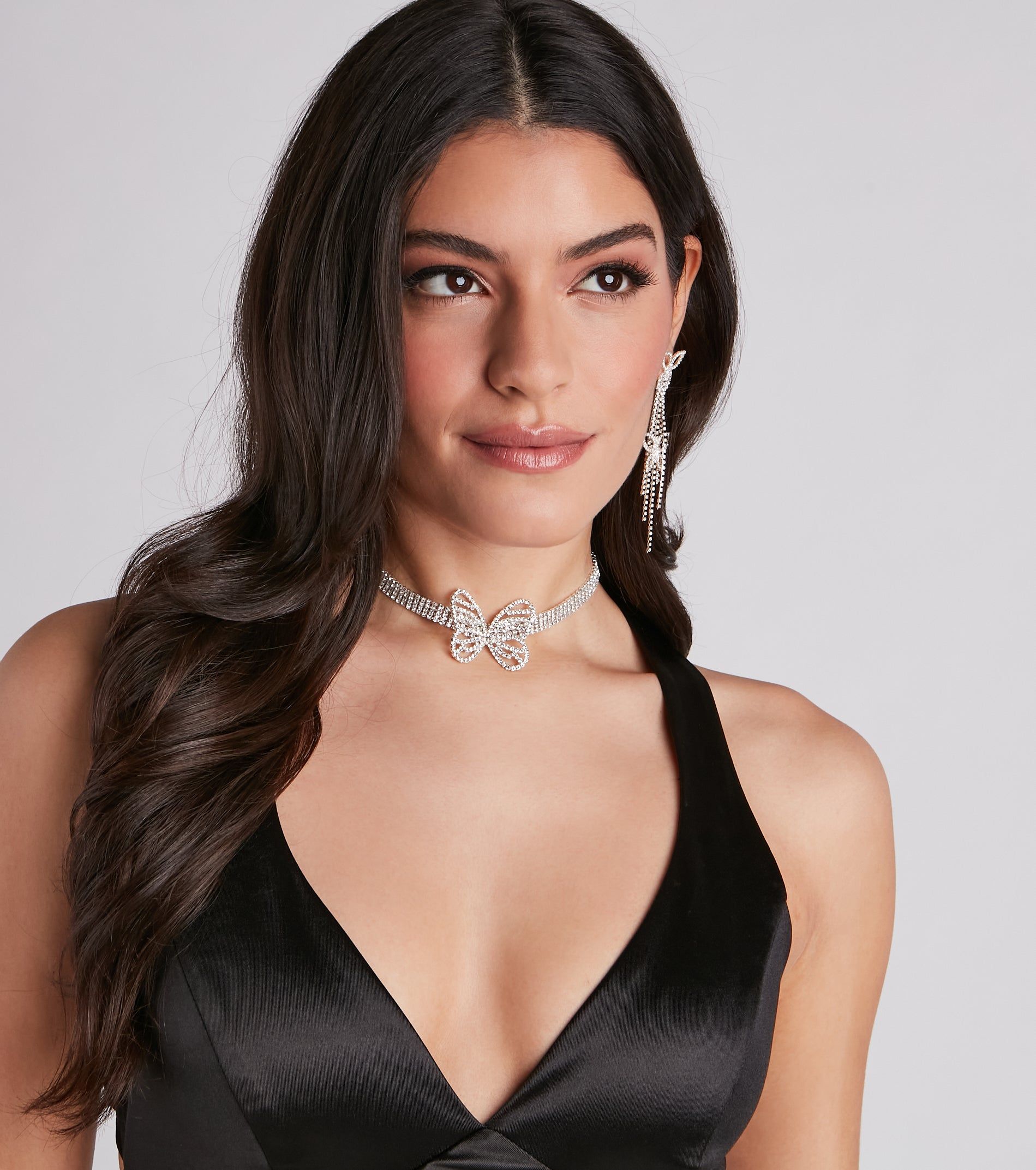 Flutter Some Hearts Butterfly Choker sold by Windsor