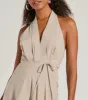 Delightful Charm Halter A-Line Midi Dress sold by Windsor