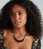 Boho Darling Fringe Beaded Necklace sold by Windsor