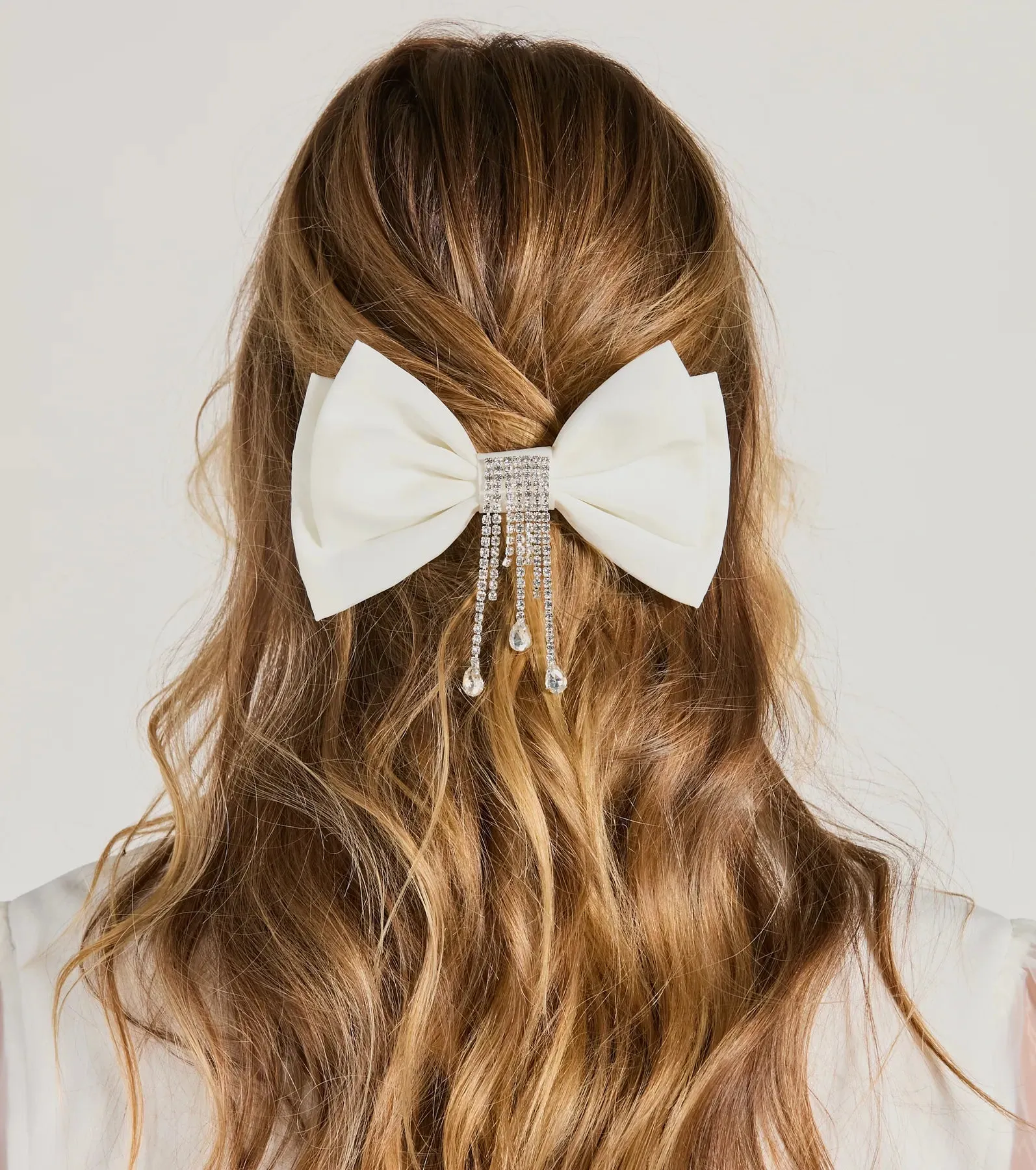 Graceful Glamour Satin Hair Bow Clip sold by Windsor product image thumbnail 3