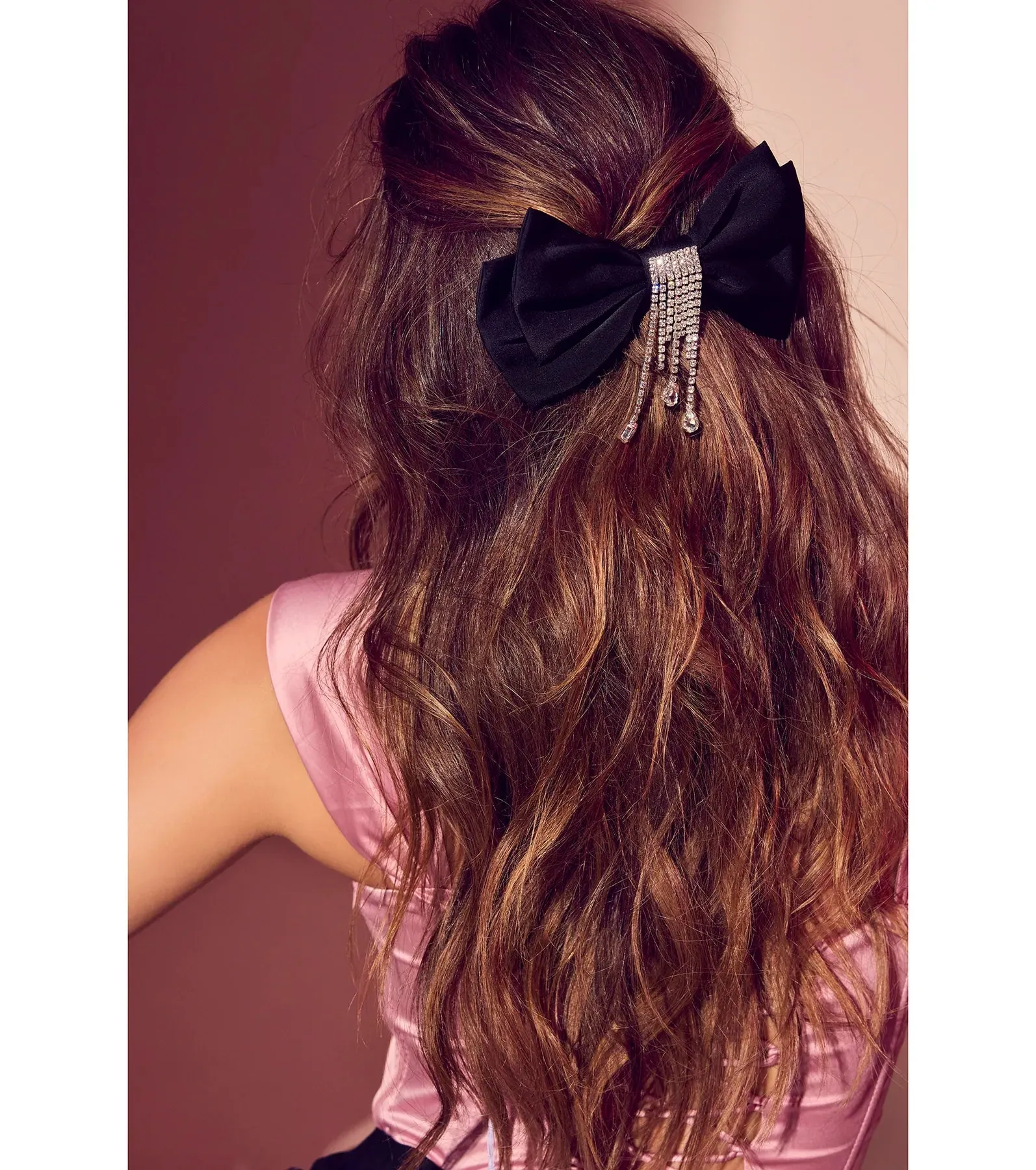 Graceful Glamour Satin Hair Bow Clip sold by Windsor product image thumbnail 2