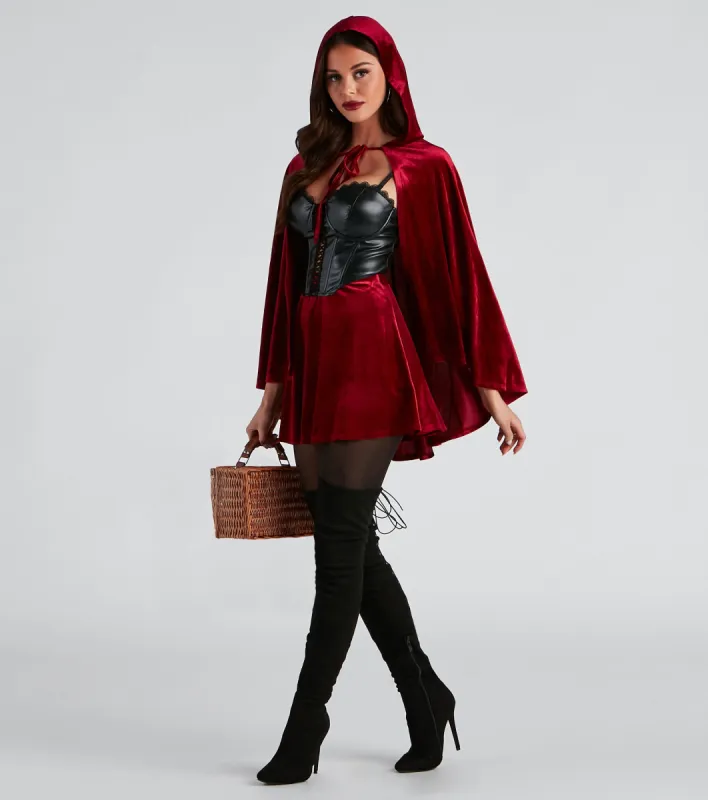Lil' Red Velvet Halloween Cape sold by Windsor