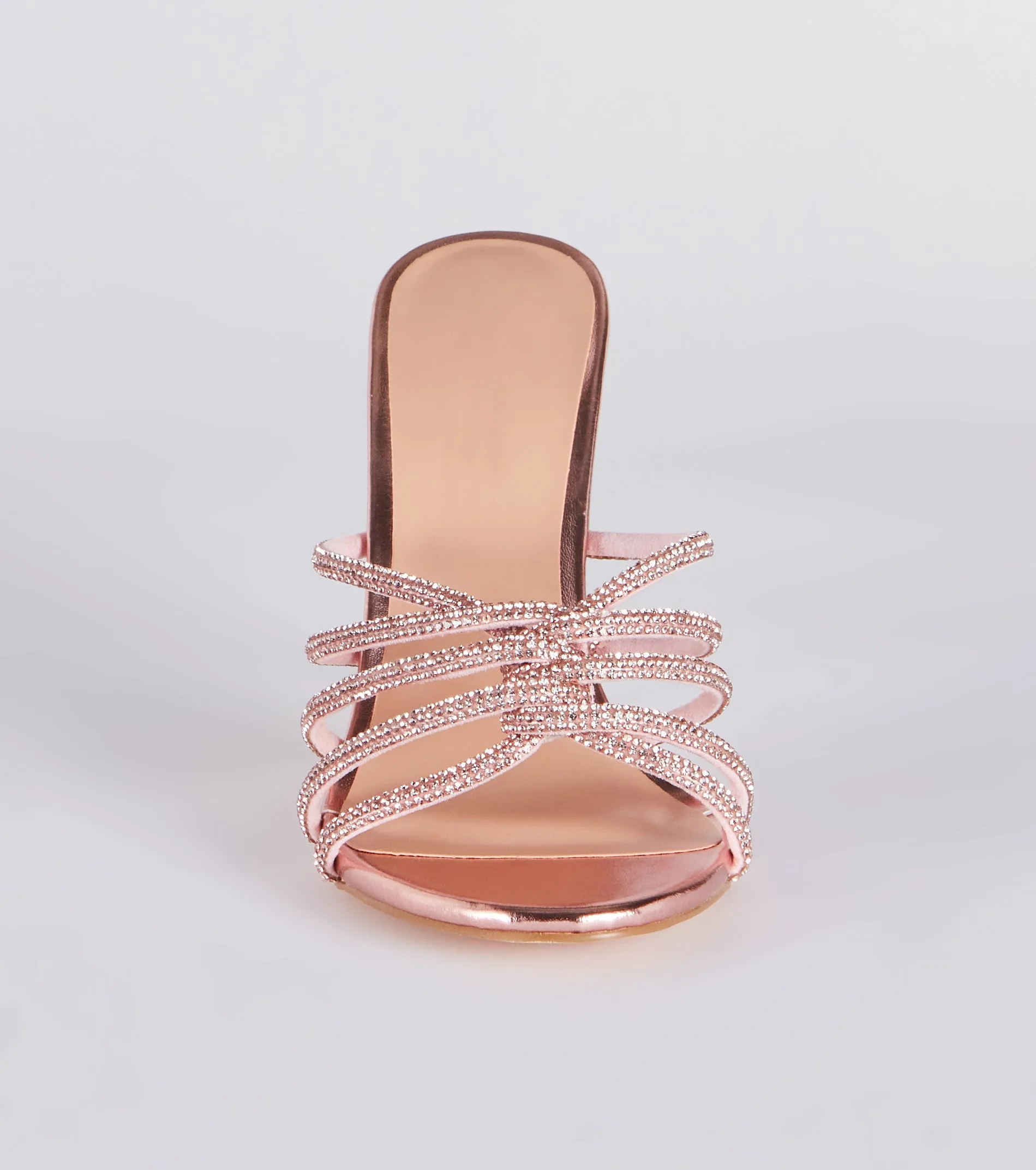 Show Up And Sparkle Rhinestone Metallic Mules sold by Windsor product image thumbnail 3