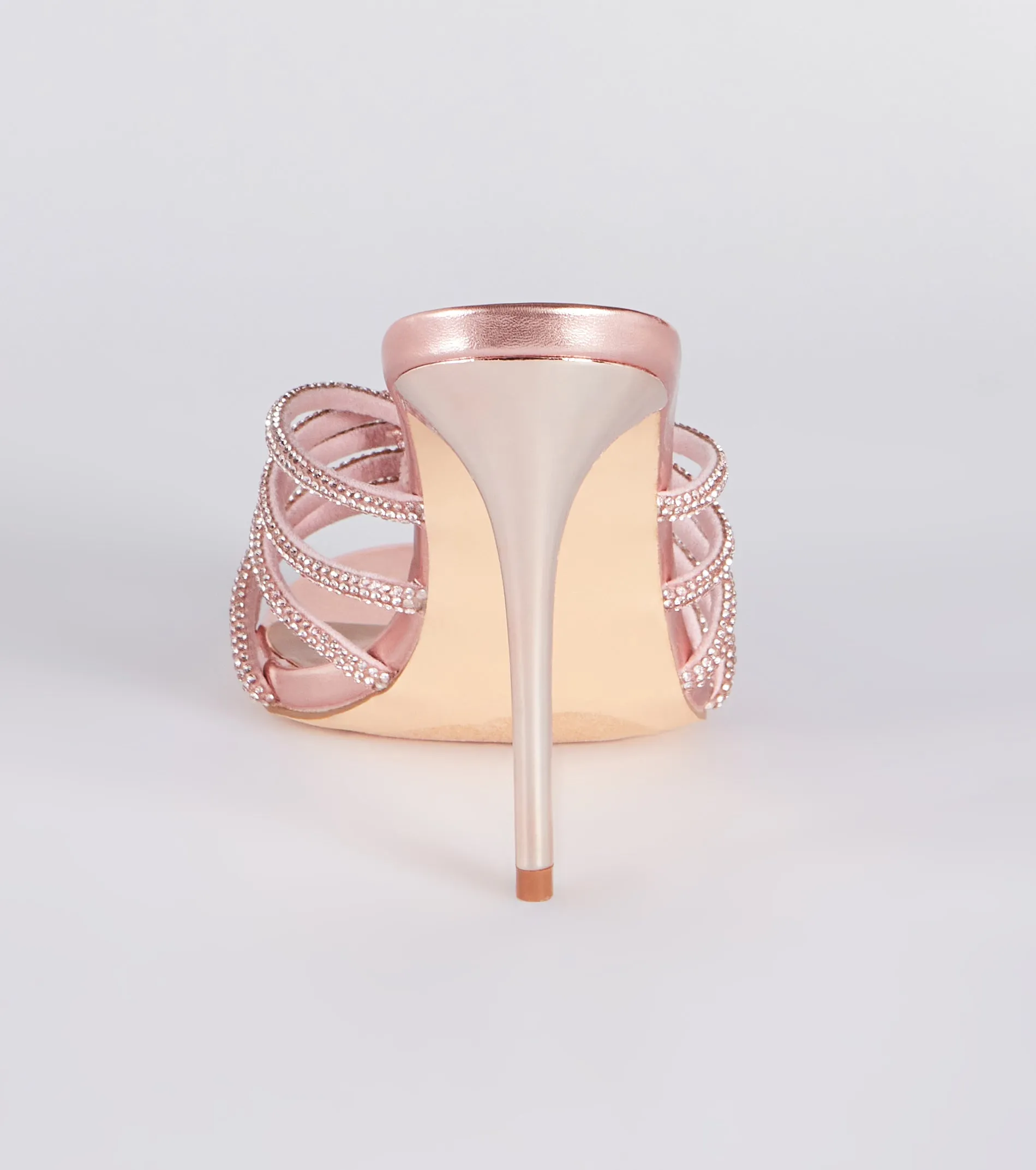 Show Up And Sparkle Rhinestone Metallic Mules sold by Windsor product image thumbnail 4