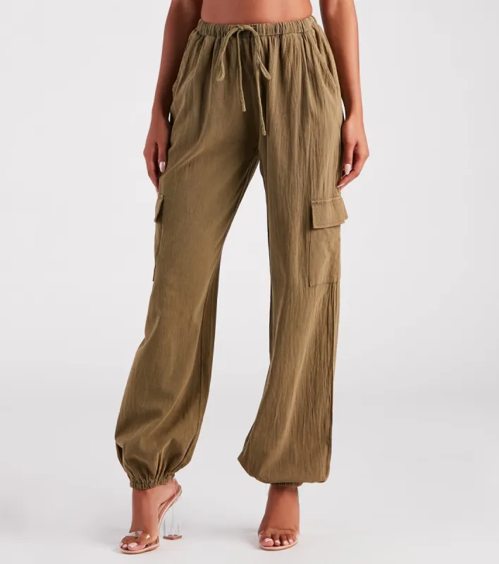Stylish Adventure Twill Cargo Joggers sold by Windsor