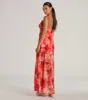 Vacay Attitude V-Neck Floral Tropical Maxi Dress sold by Windsor