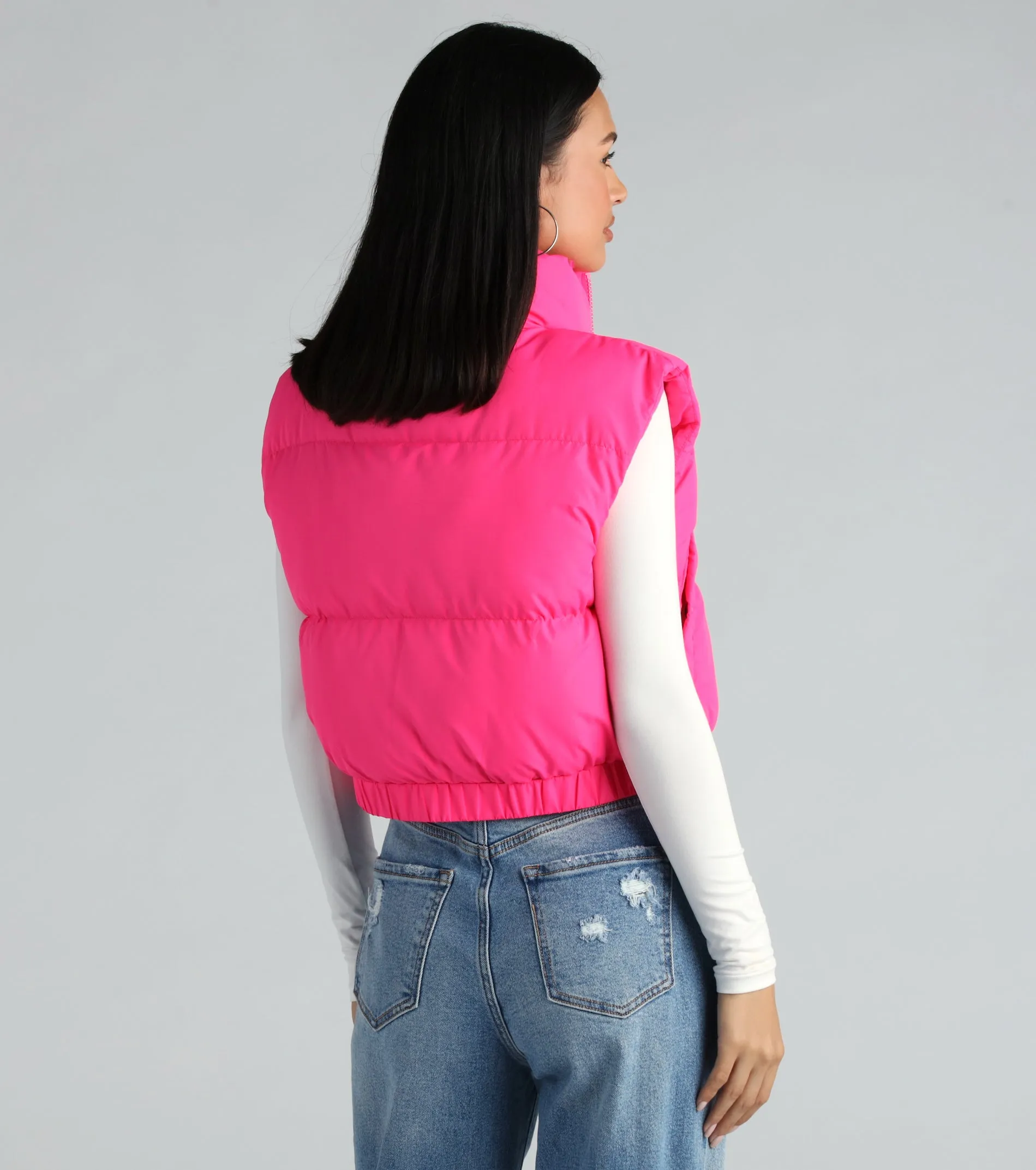 Layer Up Sleeveless Puffer Vest With Pockets sold by Windsor product image thumbnail 2