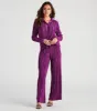 CLEARANCE - Dinner Date Satin Wide Leg Pants sold by Windsor