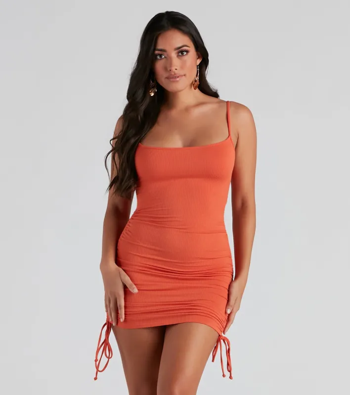 Casual Summer Mood Knit Mini Dress sold by Windsor