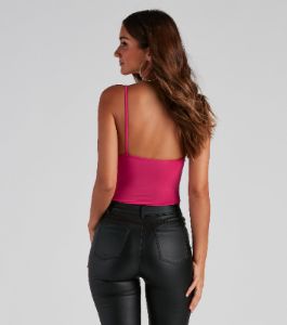 Tied To You V-Neck Cutout Bodysuit sold by Windsor