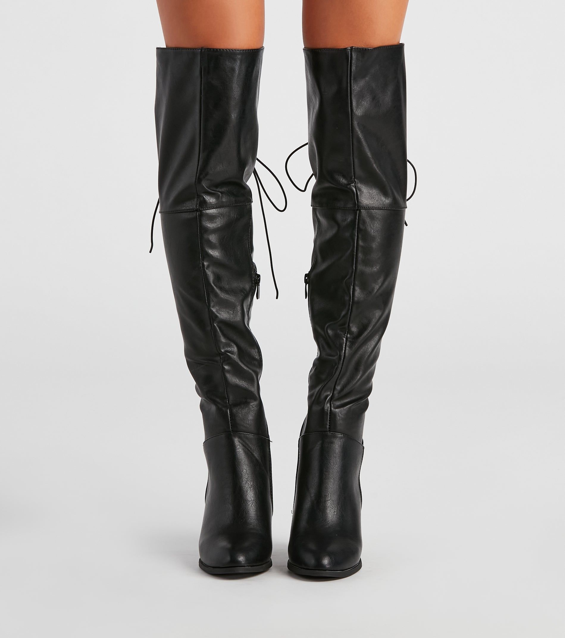 Rule The Scene Knee-High Boots sold by Windsor product image thumbnail 4