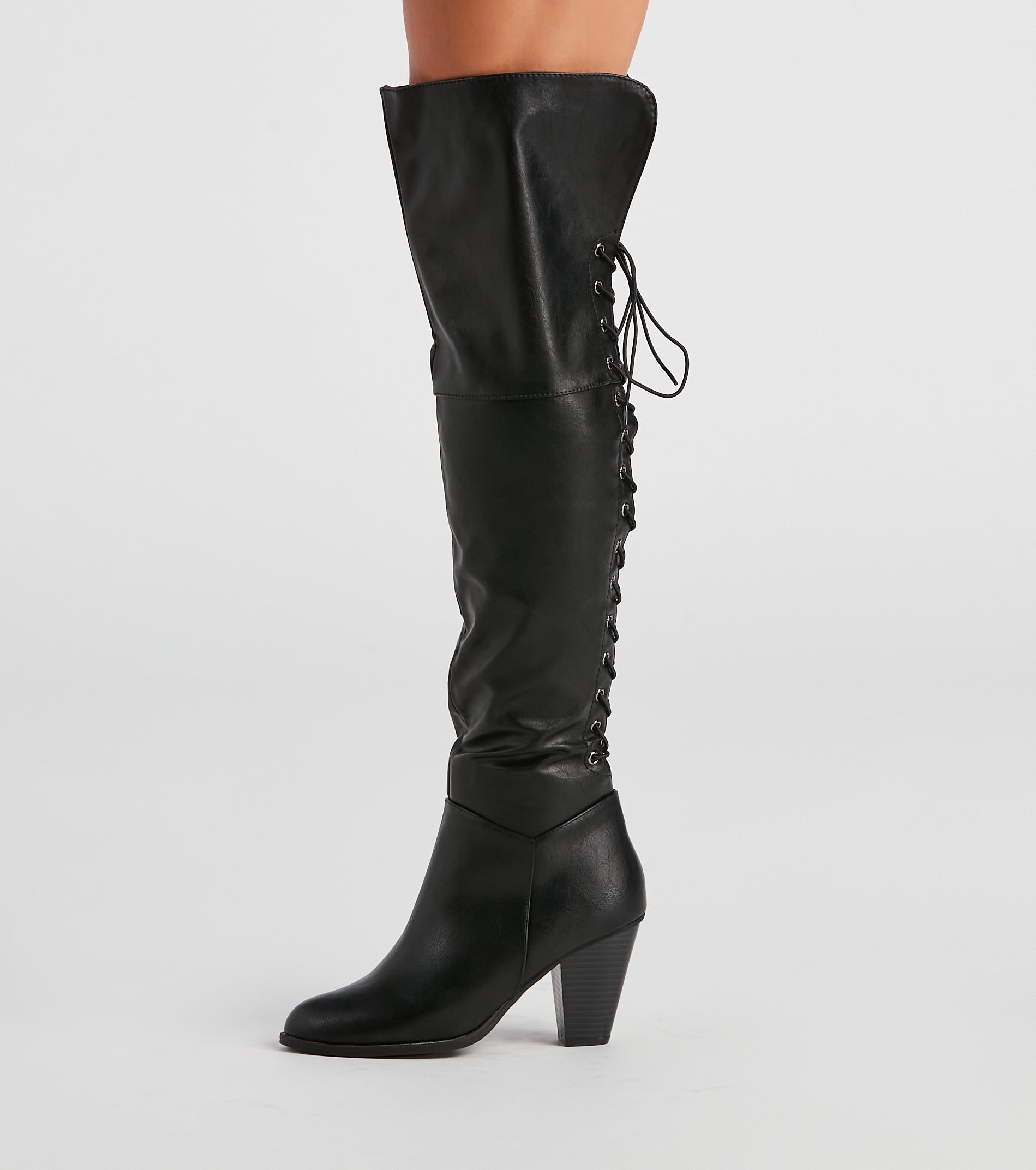 Rule The Scene Knee-High Boots sold by Windsor product image thumbnail 3