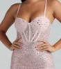 Dusk Til' Dawn Sequin Corset Mini Dress sold by Windsor
