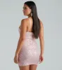 Dusk Til' Dawn Sequin Corset Mini Dress sold by Windsor