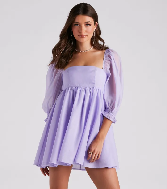 Darling Delight Short Skater Dress sold by Windsor
