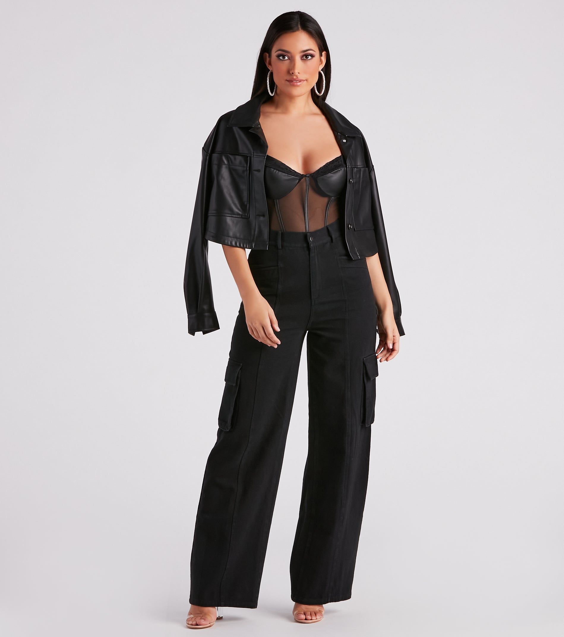 Daring Desire Mesh Lace Bodysuit sold by Windsor product image thumbnail 3