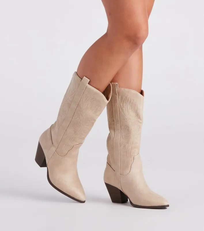 Country-Chic Cowboy Boots sold by Windsor