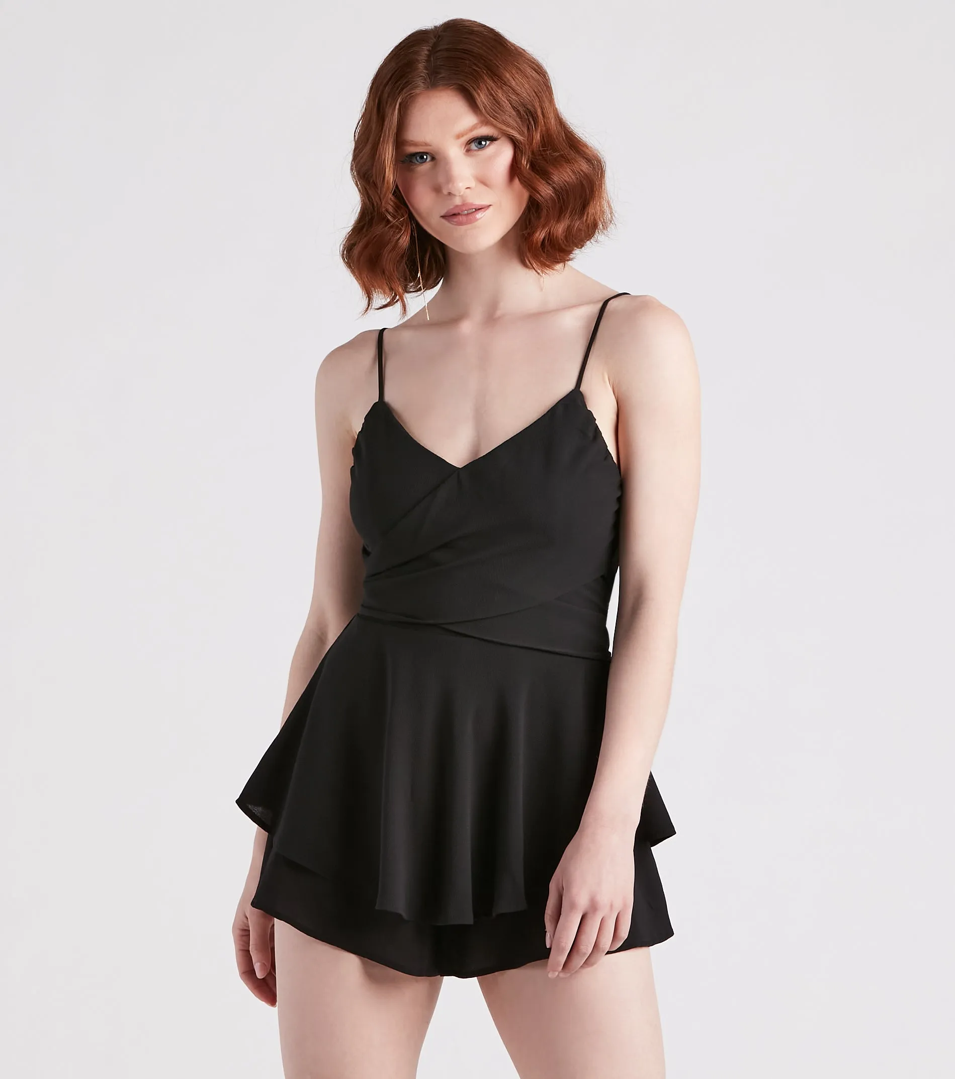 CLEARANCE - Aren't I Grand Crepe Chiffon Romper sold by Windsor